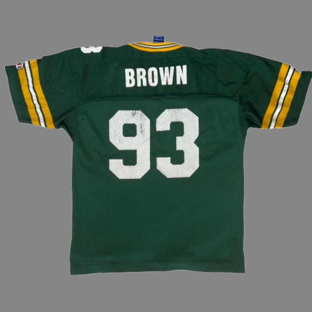 Gilbert Brown Green Bay Packers Champion Youth Football Jersey
